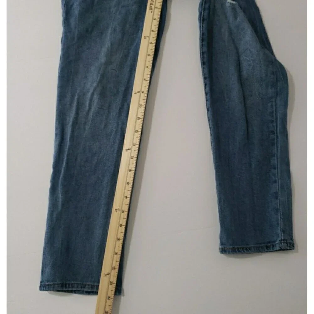 Girls Youth Blue Jeans Distressed Ripped Frayed Jordache Skinny Size 12 25/23